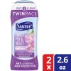 Suave Sweet Pea Antiperspirant Deodorant, 2.6 oz, Twin Pack