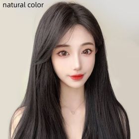 U-shaped One Piece Invisible And Seamless Wig Piece (Option: Natural color-45cm160g)