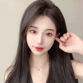 U-shaped One Piece Invisible And Seamless Wig Piece (Option: Dark brown-55cm120g)