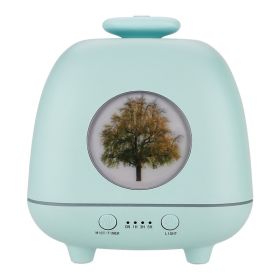 Mute Ultrasonic Home Desktop Aromatherapy (Option: Blue-US)