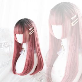 Women's Double Horsetail Wig Nature (Option: A76 direct payment)
