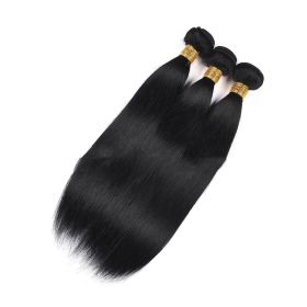 Hand Woven Lace Real Human Hair Wig Accessories (Option: Hair curtain-14inch)